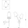 Настенный светильник (бра) Freya FR5370WL-02B