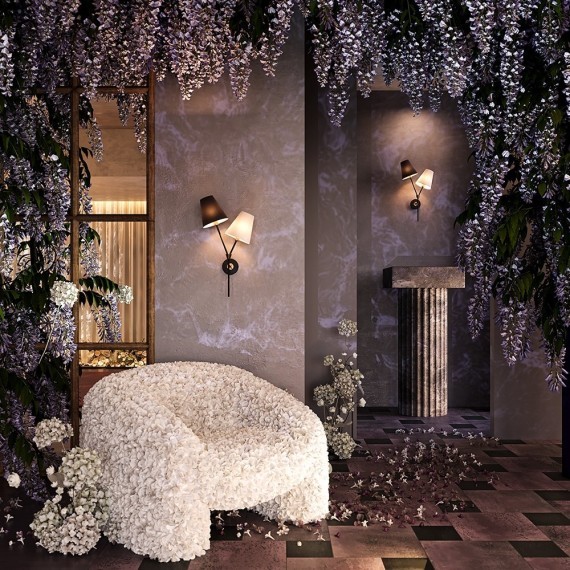 Настенный светильник (бра) Freya FR5370WL-02B