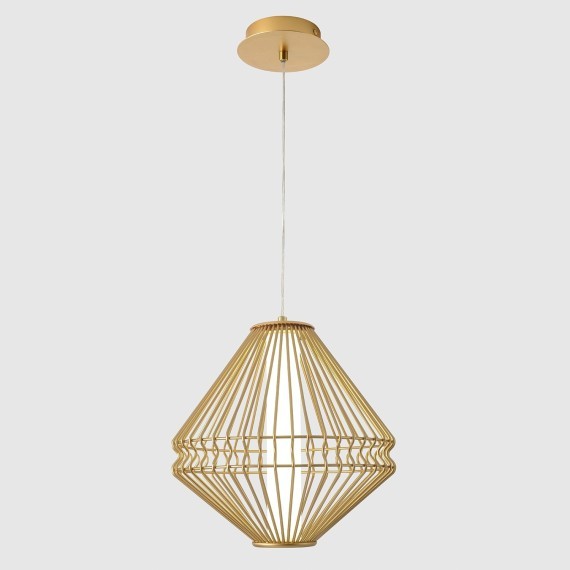 Светильник подвесной Crystal Lux CUADRA SP15W LED GOLD