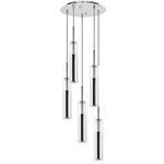 Длинный подвесной светильник Lightstar 756054 Cilino под лампы 5xGU10 200W