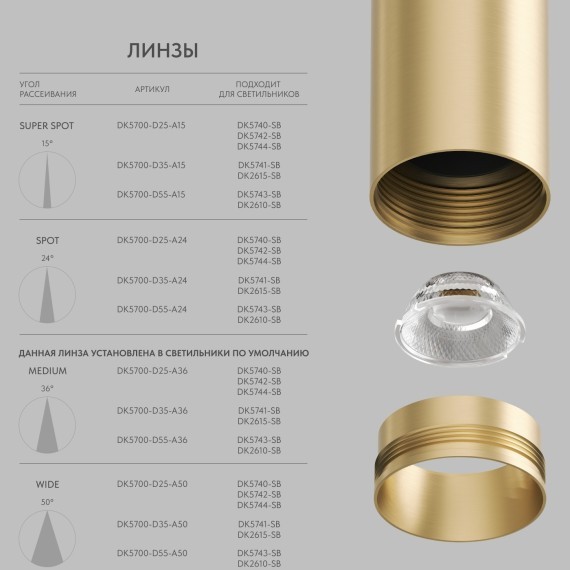 DK5744-SB Трековый магнитный светодиодный светильник Denkirs Shine 48V CRI90+ 3000К 500Лм 36° 8Вт