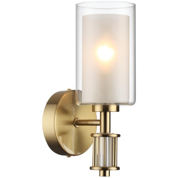 5088/1WA CLASSIC ODL25 655 античная бронза/стекло Бра E14 1*40W SAGA