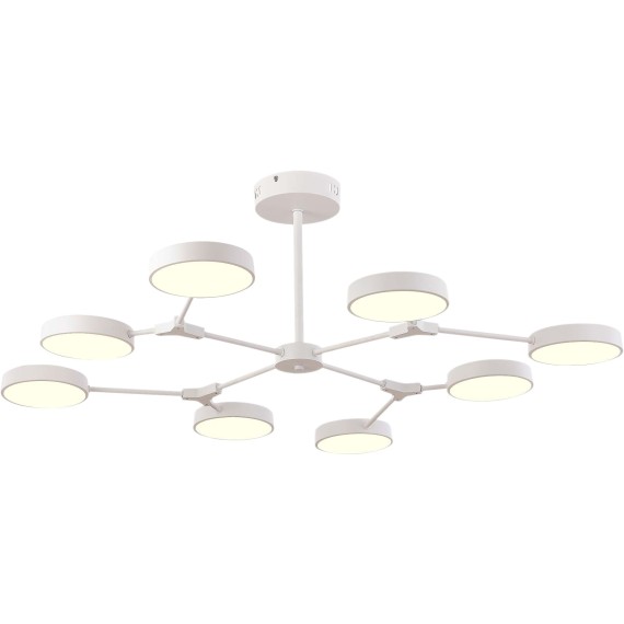 SLE6003-502-08 Светильник потолочный Белый/Белый LED 8*10W MONTA