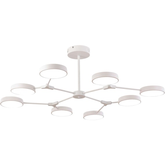 SLE6003-502-08 Светильник потолочный Белый/Белый LED 8*10W MONTA