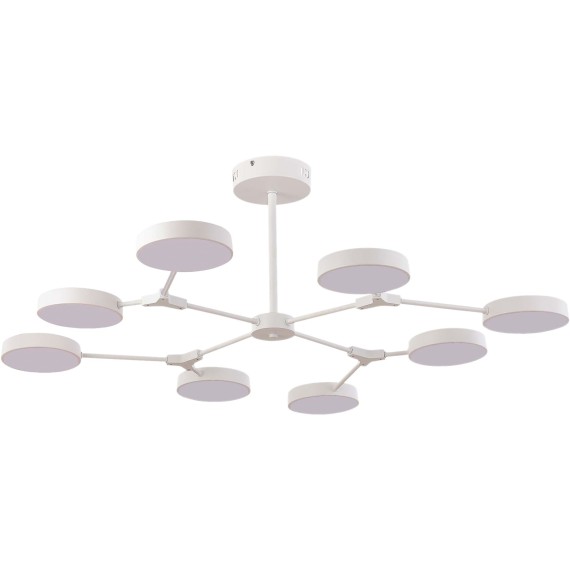 SLE6003-502-08 Светильник потолочный Белый/Белый LED 8*10W MONTA