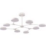 SLE6003-502-08 Светильник потолочный Белый/Белый LED 8*10W MONTA