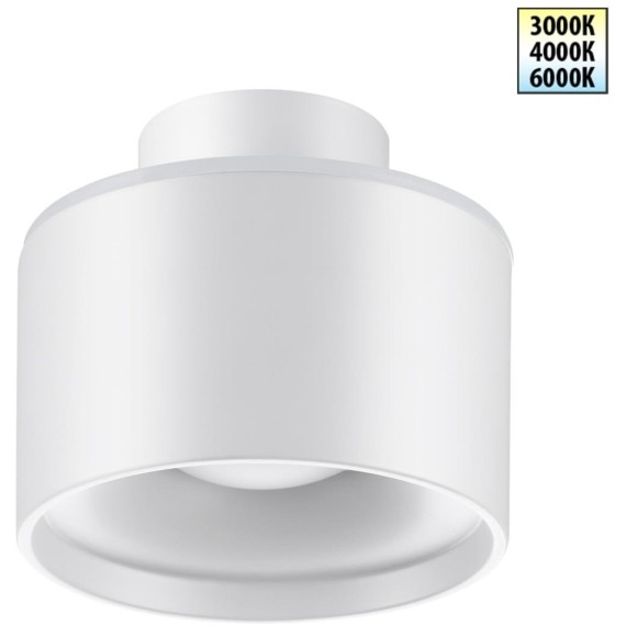 Накладной потолочный светильник Novotech 358970 Giro светодиодный LED 12W вниз + 3W вверхW