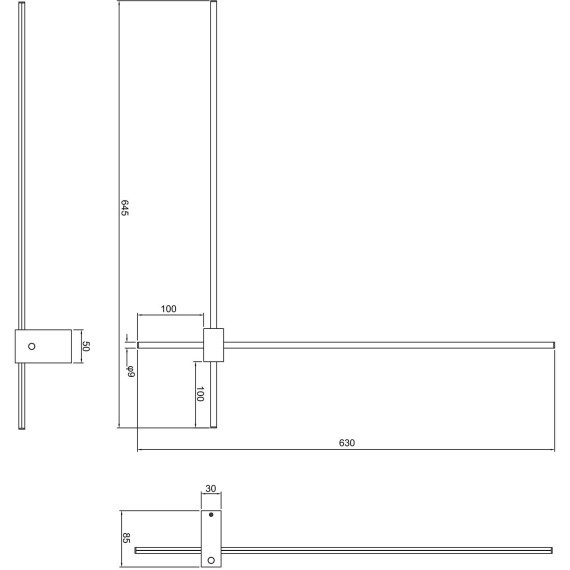 Бра Maytoni C070WL-L12GB3K Pars светодиодная 2xLED 12W