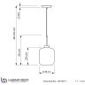 Подвесной светильник Lumina Deco Alacosmo LDP 6811-1 CHR