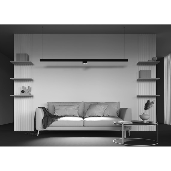 TR033-2-6W4K-B Трековый магнитный светодиодный светильник Maytoni Exility CRI90+ 4000К 450Лм 36° 6Вт