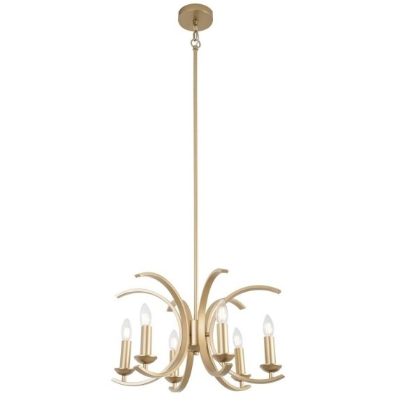 Люстра подвесная Lussole LSP-8738 CLOVIS IP21 под лампы 6xE14 240W