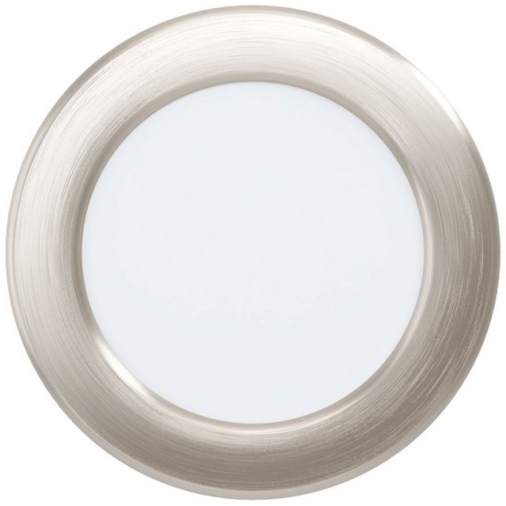 99137 Светодиодный встраиваемый светильник FUEVA 5, 5,5W (LED), ?117, ET26, 650lm, 3000K, сталь, никель ма