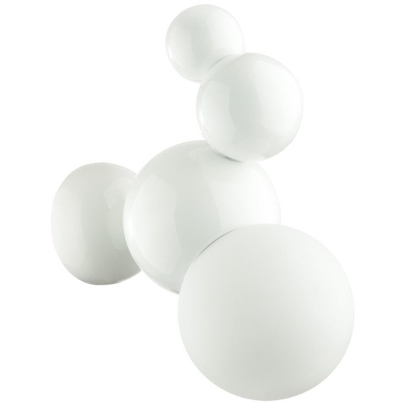 6565/1W MODERNI LN24 белый/белый матовый/металл/стекло Бра E27 1*40W 220V BLASEN