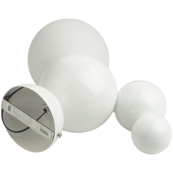 6565/1W MODERNI LN24 белый/белый матовый/металл/стекло Бра E27 1*40W 220V BLASEN