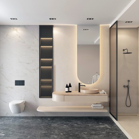 DK3112-BK Встраиваемый черный влагозащищенный светильник Denkirs PORT 2 лампы GU5.3 или LED модуля макс. 15 Вт