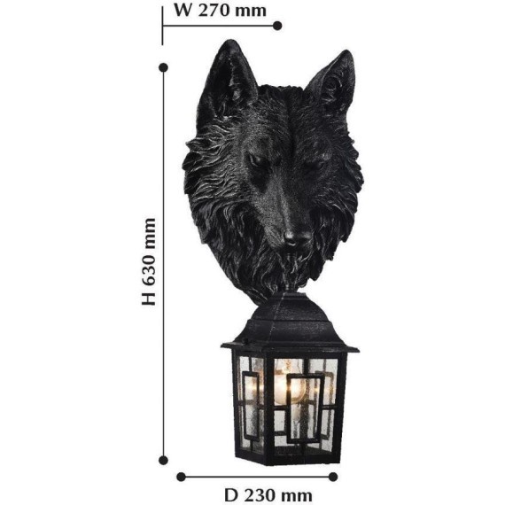 Настенный фонарь уличный Hunt 2252-1W