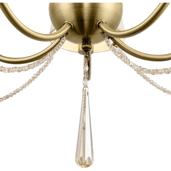 Люстра подвесная Freya FR2019PL-05BS Madeline под лампы 5xE14 40W