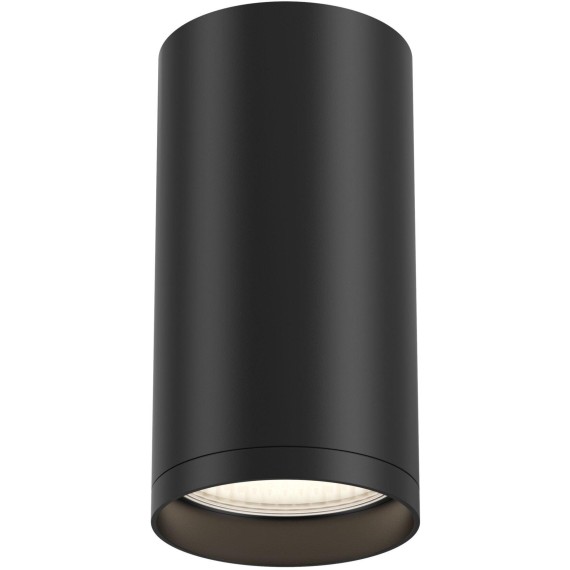 ST170.402.01 Черный матовый накладной спот диаметром 52мм и высотой 100мм под лампу GU10