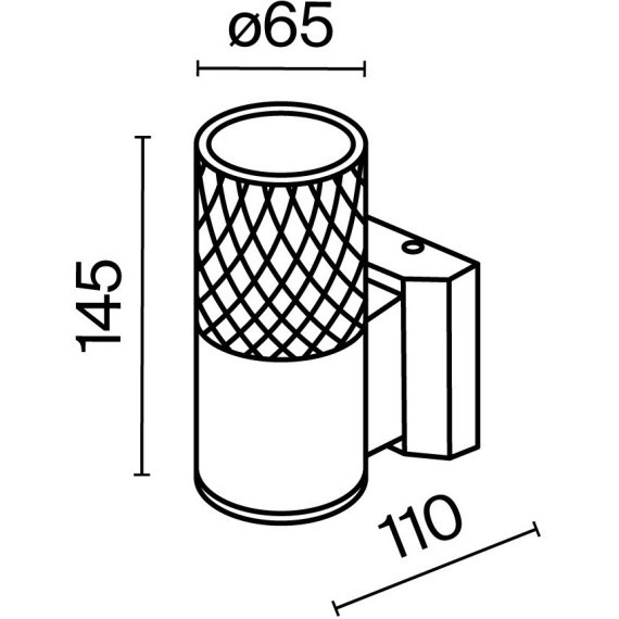 Настенный светильник (бра) Outdoor O583WL-01W