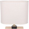 8205/1T COUNTY LN25 светлое дерево/бежевый, дерево/текстиль Настольная лампа E27 1*60W 220V MADERANA