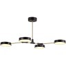 SLE6004-402-04 Светильник потолочный Черный, Латунь/Черный LED 4*10W MONTA