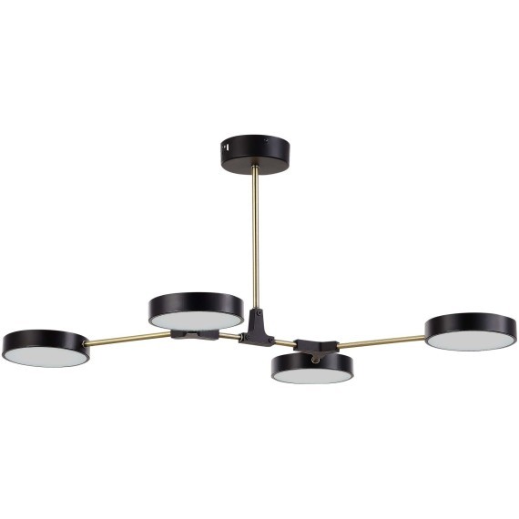 SLE6004-402-04 Светильник потолочный Черный, Латунь/Черный LED 4*10W MONTA