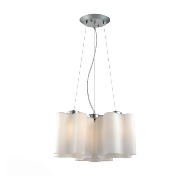 SL116.503.03 Люстра подвесная ST-Luce Серебристый/Белый E27 3*60W ONDE