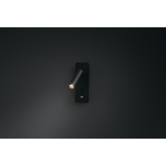 Бра для чтения светодиодное с выключателем и USB-портом Mirax C041WL-L3B3K