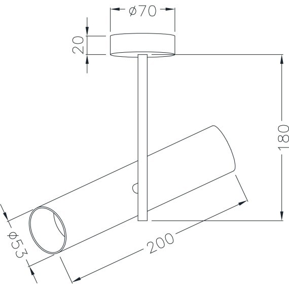 Накладной потолочный светильник Maytoni C020CL-01B Elti под лампу 1xGU10 50W
