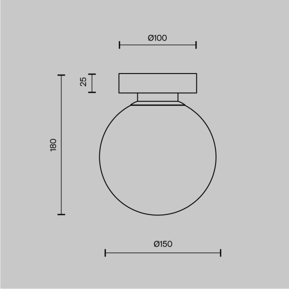 Настенный светильник (бра) Maytoni MOD321WL-01B
