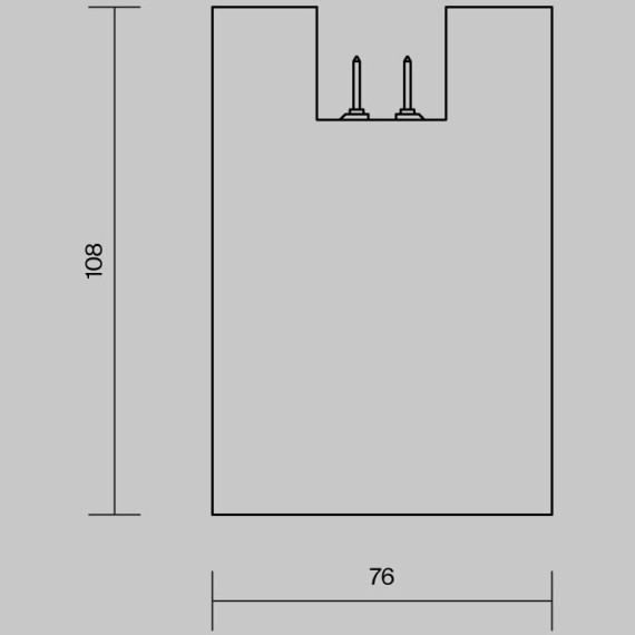 Уличный трековый светильник Outdoor O-TR01-2-S-16WB3K