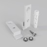 Комплект креплений для радиусного профиля со свеченим вверх/вниз 2шт. ALM-3535R-2MT