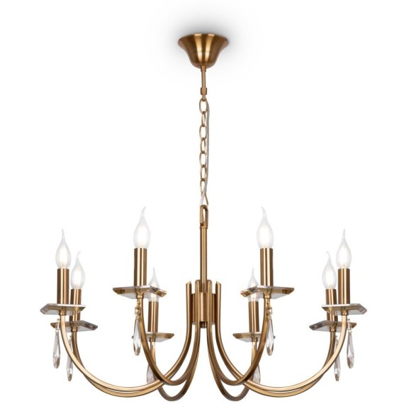 Люстра подвесная Freya FR1006PL-08G Forte под лампы 8xE14 40W