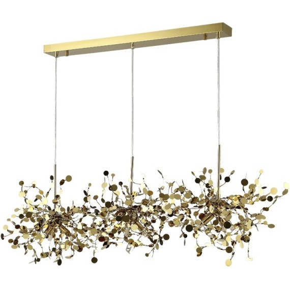 Светильник подвесной Crystal Lux GARDEN SP3х3 L1200 GOLD