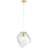 Светильник подвесной Crystal Lux NUESTRO SP1 GOLD/TRANSPARENT