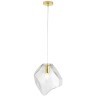Светильник подвесной Crystal Lux NUESTRO SP1 GOLD/TRANSPARENT