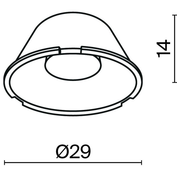 Комплектующие для светильника Technical LensD29-50