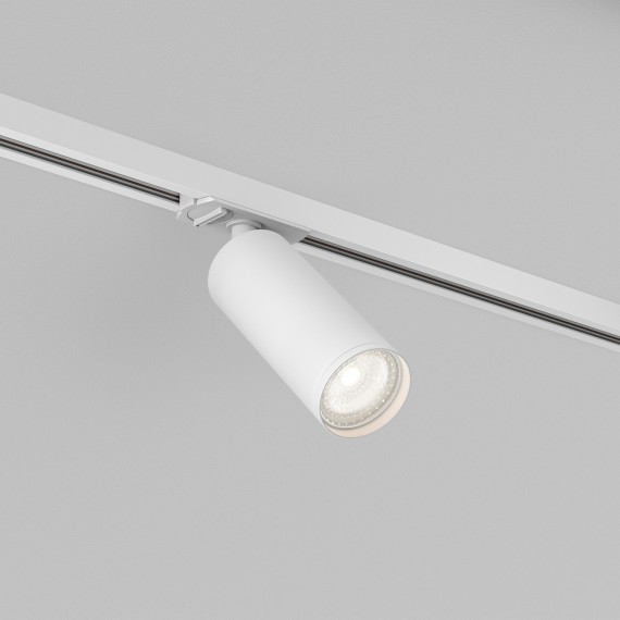 Однофазный двужильный трековый светильник Denkirs DK6202-WH SOLID Tube под сменную лампу GU10