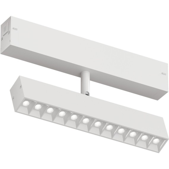 DK8006-WH Трековый магнитный светодиодный SMART (TUYA, Алиса, Wi-Fi, пам. настроек) светильник Denkirs SMART 220V CRI90+ 3000-6000К 810Лм 24° 9Вт