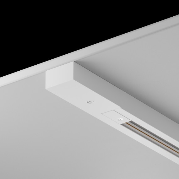 1м белый однофазный двужильный накладной шинопровод Maytoni TRX001-111W