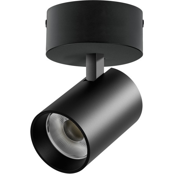 Черный накладной поворотный светодиодный спот 30Вт 24° 3000К CRI90 3525Лм Alta Base Lightstar A5337SO
