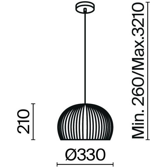 Подвесной светильник Maytoni MOD195PL-01W