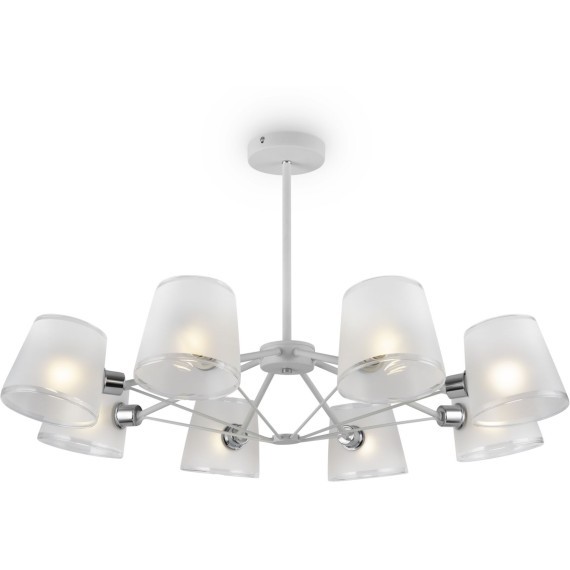 Люстра на штанге Freya FR5108PL-08CH Gino под лампы 8xE14 40W
