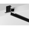 Алюминиевый профиль встраиваемый скрытого монтажа 22x22 (Черный, 2 м), 632013