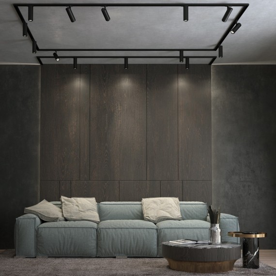 Однофазный двужильный светодиодный трековый светильник Novotech 359027 NAIL пер.3000;4000;6000К 1105Лм CRI85+ 15-60° 5W-9W-13W