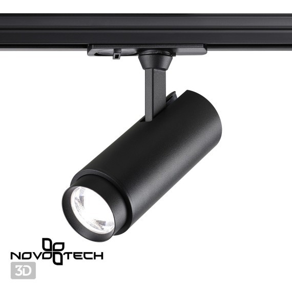 Однофазный двужильный светодиодный трековый светильник Novotech 359027 NAIL пер.3000;4000;6000К 1105Лм CRI85+ 15-60° 5W-9W-13W