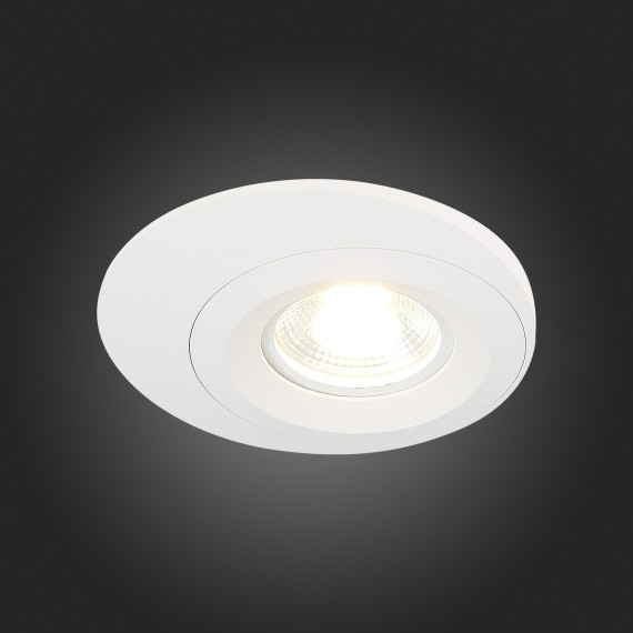 ST216.508.01 Св-к встр. Белый GU10 1*7W IP20 D100xH23 220V Без ламп Встраиваемые светильники