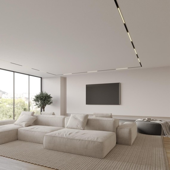 359486 Трековый светодиодный TUYA SMART светильник Novotech Flum CRI90+ 3000-6500К 1920Лм 100° 24W Bluetooth Wi-Fi Алиса