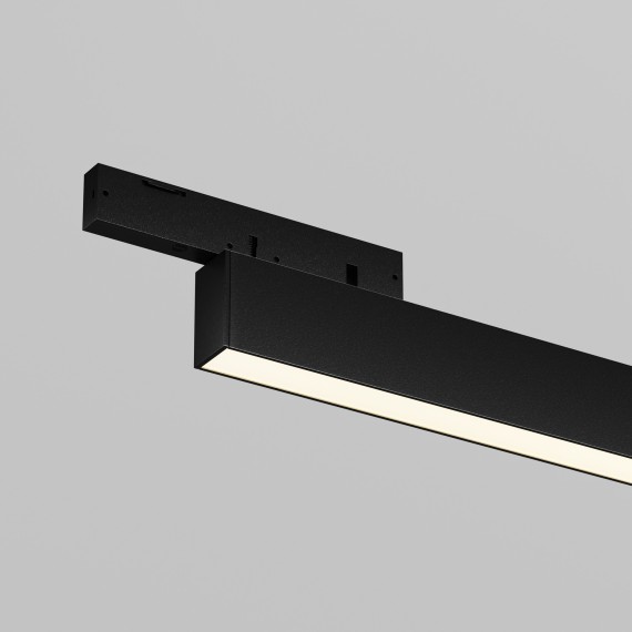 TR192-1-12W3K-B Ультратонкий трековый диммируемый по TRIAC 0/1-10V магнитный светодиодный светильник Maytoni Levity CRI90+ 3000К 330Лм 100° 12Вт