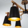 Люстра потолочная Arte Lamp A7032PL-6BK Thomas под лампы 6xE27 60W